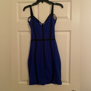Blue and Black dress